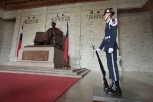  TAIPEI-TAIWAN - 30/05/2019.Memorial to the glory of Tchang Ka?-Chek, founder of the republic of Taiwan in 1949, in Taipei.China and Taiwan split during a civil war in 1949, but China claims Taiwan island as its territory.(Photo by Patrick Aventurier/Sipa)