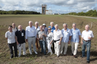  KOUROU, FRENCH GUIANA - NOVEMBER 26: Guy Dudau the director of the first launch of Ariane 1 in 1979 at the Guyane European Spaceport.With the 250 launch of Ariane launcher family, this year 2020 Arianespace celebrates its 40th anniversary, on November 26, 2019 in Kourou, French Guiana. Since 1980 the company Arianespace conducting a combined total of 318 launches with 688 spacecraft passengers for more than 100 customers, performed by 250 Ariane launchers and new Vega, Soyuz. Ariane launcher family 1,2,3,4,5 versions in service from European Spaceport in French Guiana since 24/12/1979. The future will be ensured with the upcoming Ariane 6.(Photo by Patrick Aventurier/Getty Images)