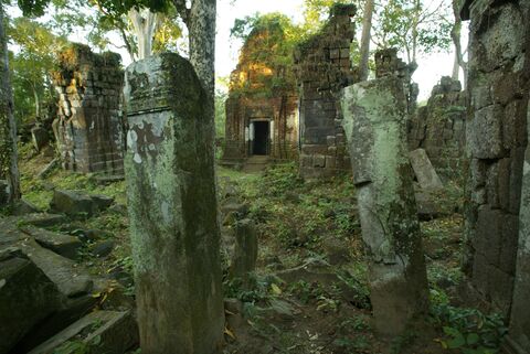  Cambodia's Koh Ker Temple archaeological site has been officially added to UNESCO?s World Heritage List, during the 45th session of the World Heritage Committee held in Riyadh, Saudi Arabia, on September 17/2023.The ancient temple, also known as Lingapura or Chok Gargyar, is located in Srayong commune of Preah Vihear province?s Kulen district. According to UNESCO, the Koh Ker site spans 1,187ha. November 10, 2004 in Preah Vihear, France.Photo by Patrick Aventurier/Abacapress.