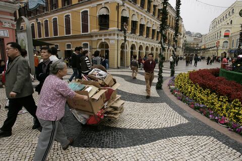  Macao, the chinese gambling empire, on 31/12/2006 . (Photo by Patrick Aventurier)