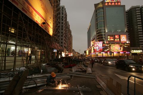  Macao, the chinese gambling empire, on 31/12/2006 . (Photo by Patrick Aventurier)